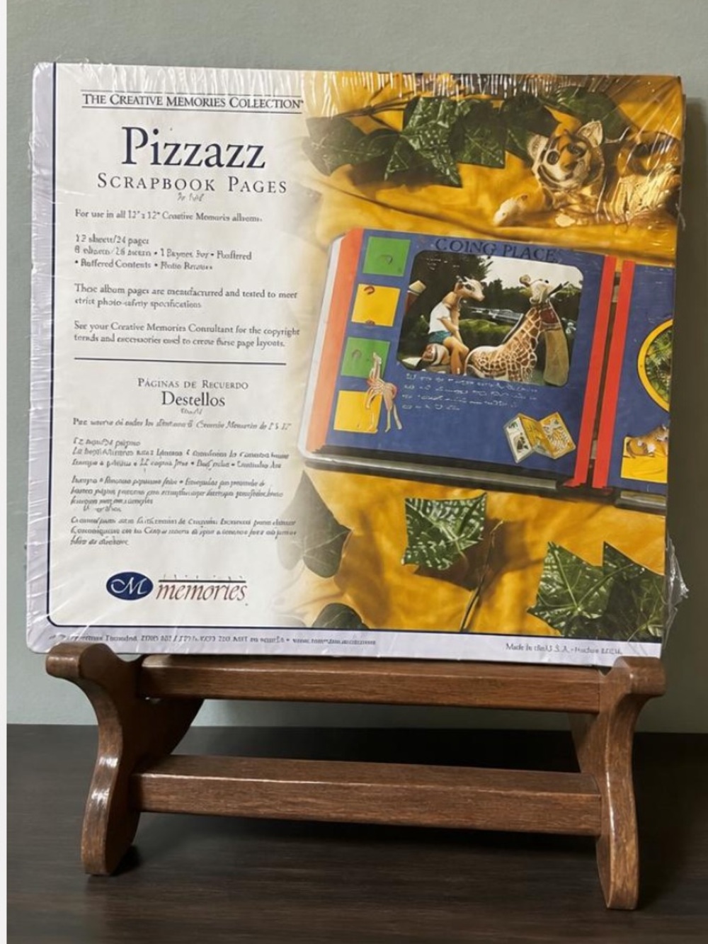 Pizzazz 12 sheets/24 pages of Scrapbook Pages 7x7 for Creative Memories Album.